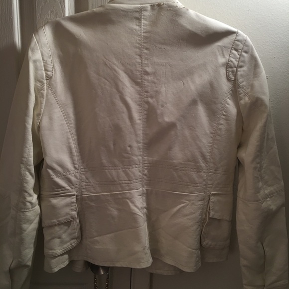 White Bebe moto jacket - Picture 2 of 3
